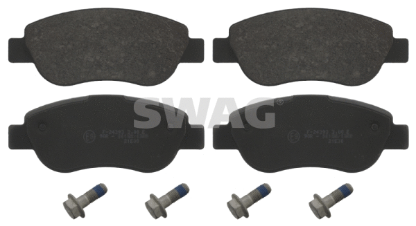 Kit de plaquettes de frein, frein à disque SWAG 70 91 6857