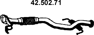 Tuyau d'échappement EBERSPÄCHER 42.502.71