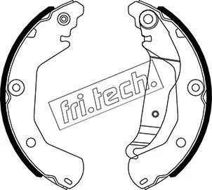 Jeu de mâchoires de frein fri.tech. 1027.013