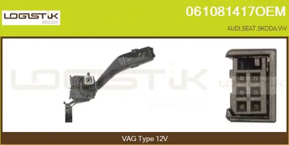 Commutateur de colonne de direction LGK 061081417OEM