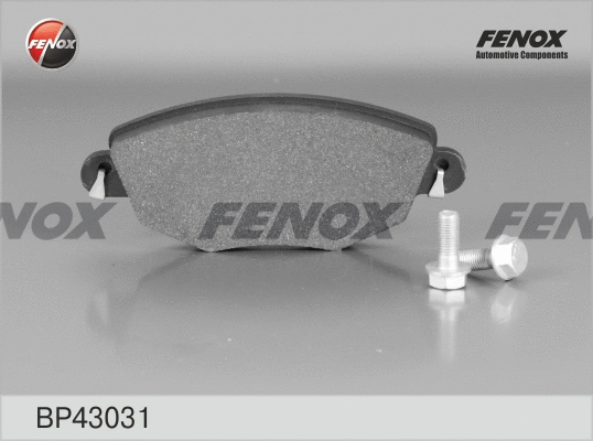 Kit de plaquettes de frein, frein à disque FENOX BP43031
