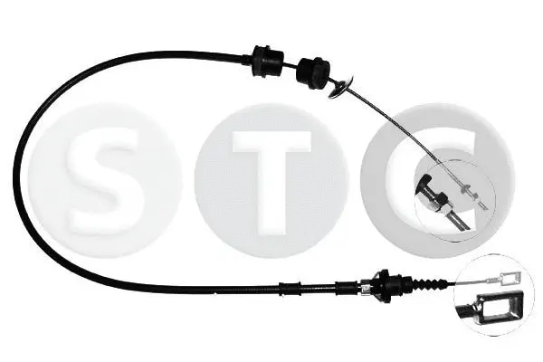 Tirette à câble, commande d'embrayage STC T480075