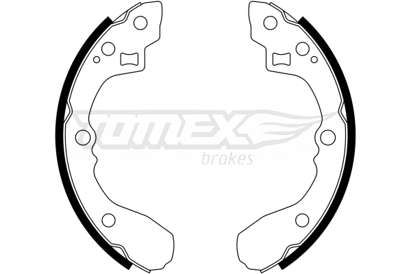 Jeu de mâchoires de frein TOMEX Brakes TX 21-63