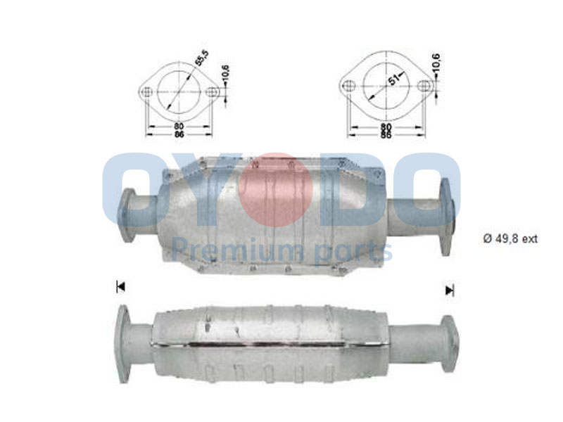 Catalyseur Oyodo 10N0136-OYO