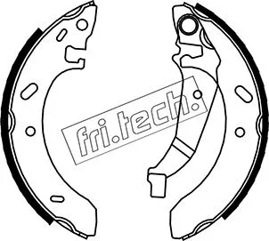 Jeu de mâchoires de frein fri.tech. 1023.005