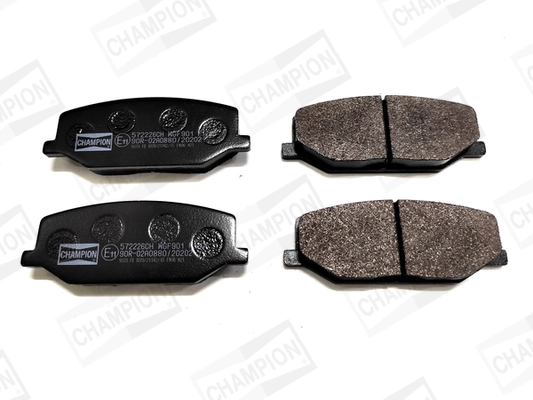 Kit de plaquettes de frein, frein à disque CHAMPION 572226CH