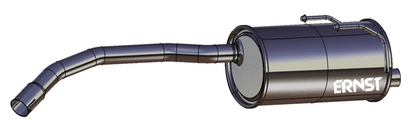 Silencieux arrière VEGAZ GmbH FTS-345ERNS