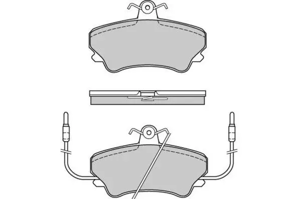 Kit de plaquettes de frein, frein à disque E.T.F. 12-0557