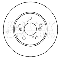 Disque de frein KEY PARTS KBD4639
