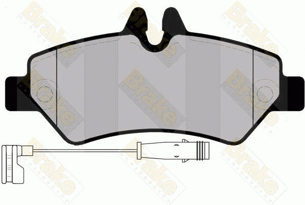 Kit de plaquettes de frein, frein à disque Brake ENGINEERING PA1702