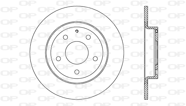 Disque de frein OPEN PARTS BDR2714.10
