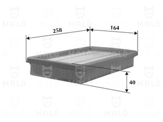 Filtre à air AKRON-MALÒ 1500390