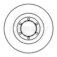 Disque de frein BORG & BECK BBD4087