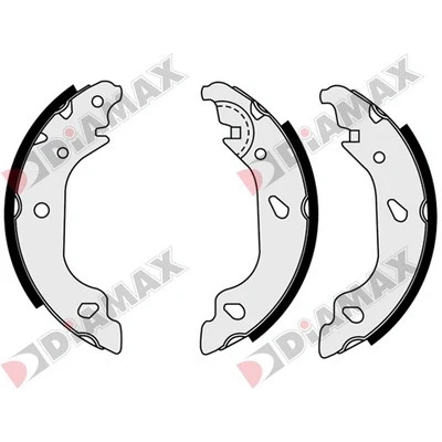 Jeu de mâchoires de frein DIAMAX N01301
