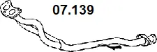 Tuyau d'échappement NOVAK 07.139
