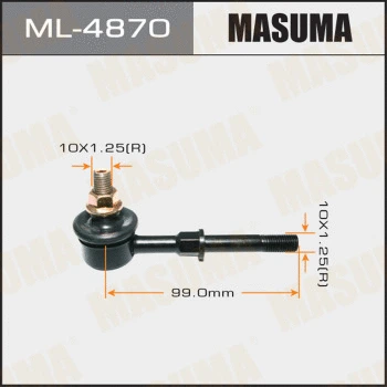 Entretoise/tige, stabilisateur MASUMA ML-4870