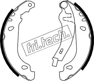 Jeu de mâchoires de frein fri.tech. 1088.216Y