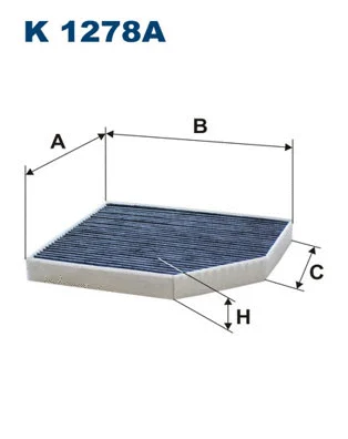 Filtre, air de l'habitacle FILTRON K 1278A