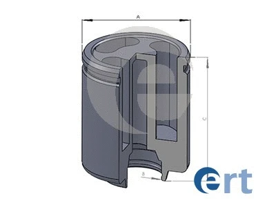 Piston, étrier de frein ERT 150808-C