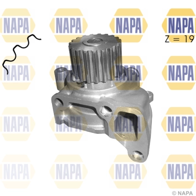 Pompe à eau, refroidissement du moteur NAPA NWP1547