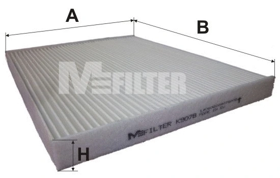 Filtre, air de l'habitacle MFILTER K 9078