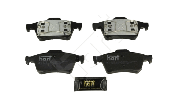 Kit de plaquettes de frein, frein à disque HART 249 152