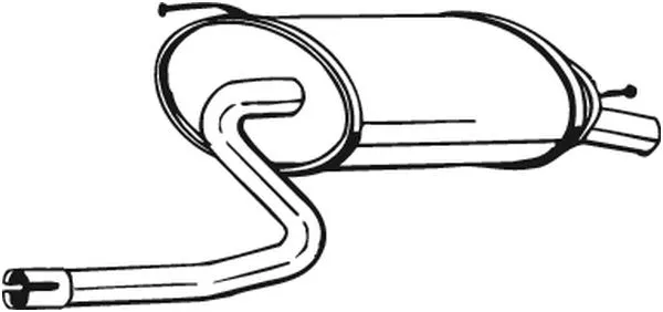 Silencieux arrière BOSAL 219-135