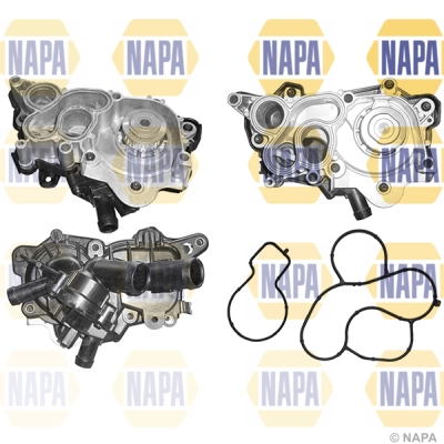 Pompe à eau, refroidissement du moteur NAPA NWP1056