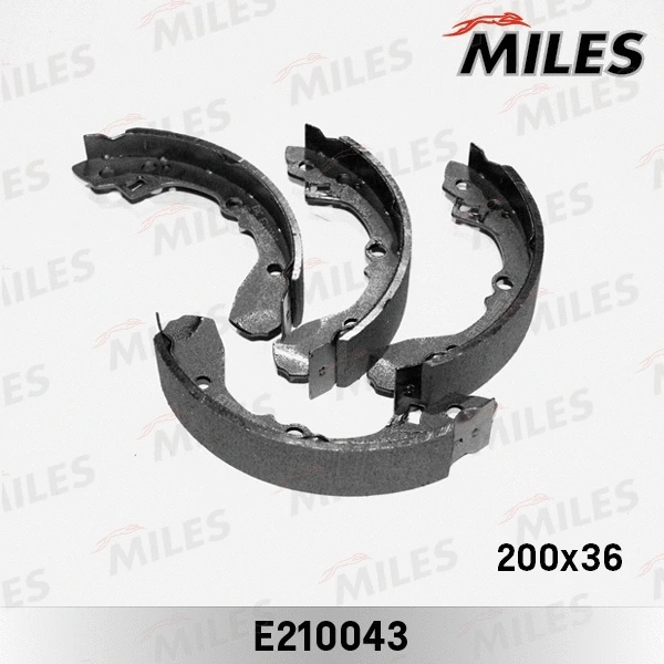 Jeu de mâchoires de frein MILES E210043