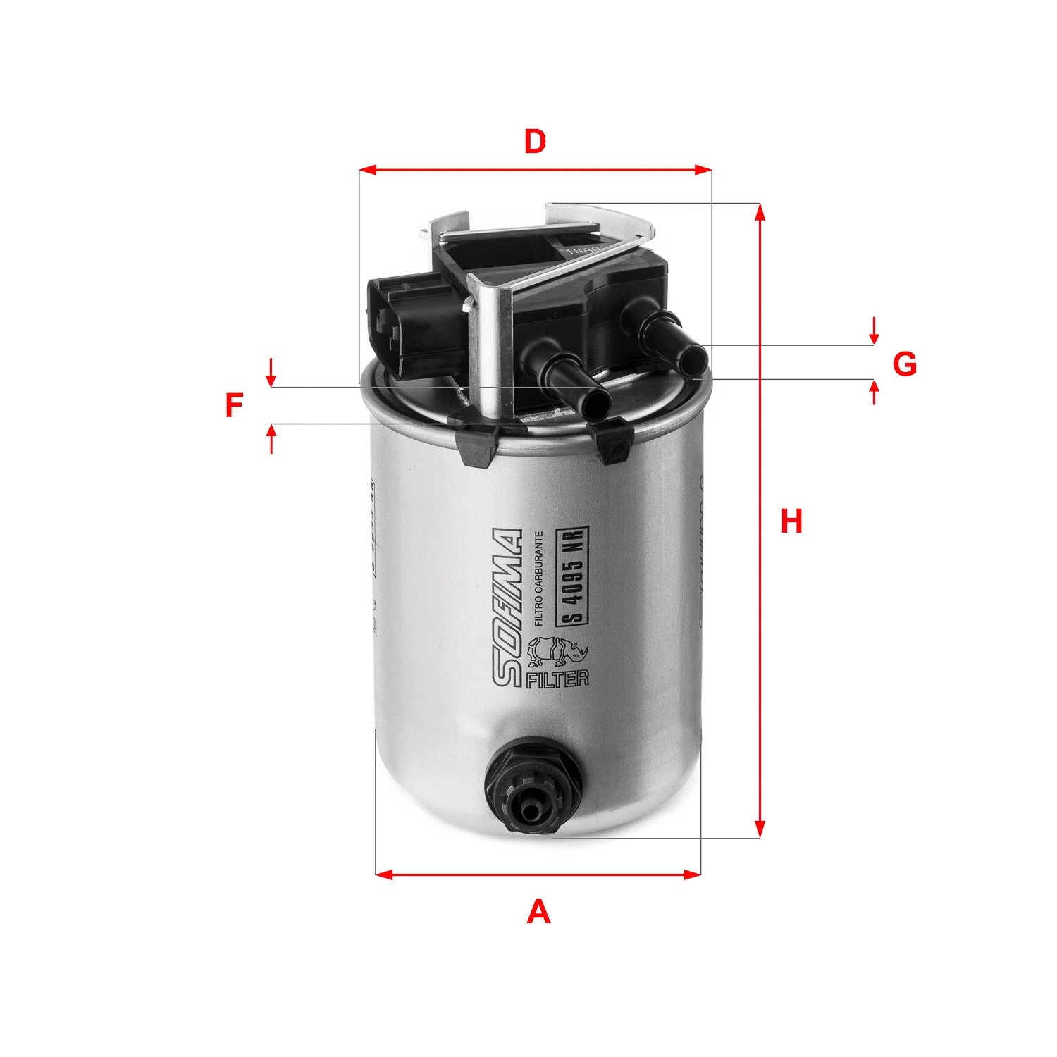 Filtre à carburant SOFIMA S 4095 NR