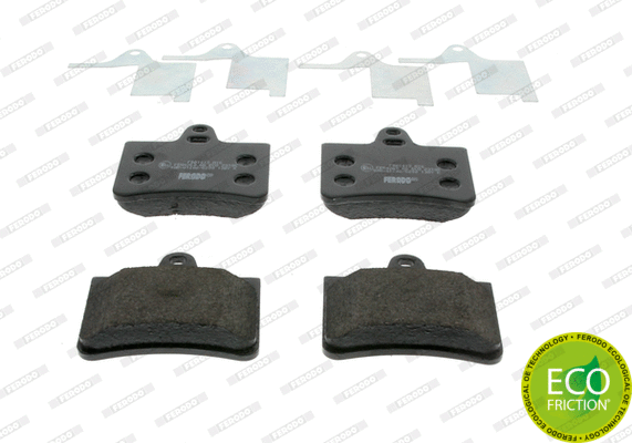 Kit de plaquettes de frein, frein à disque FERODO FDB1413