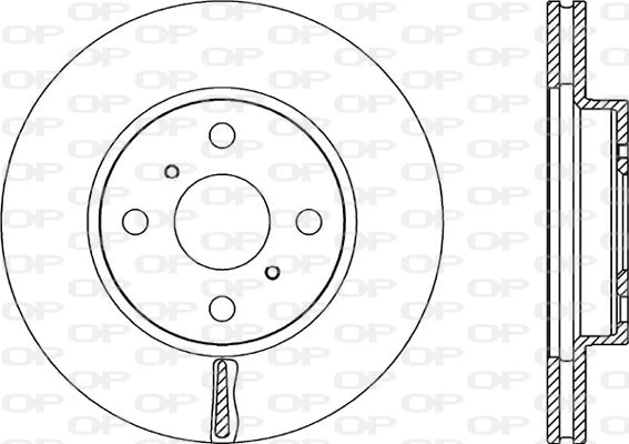 Disque de frein OPEN PARTS BDA2315.20