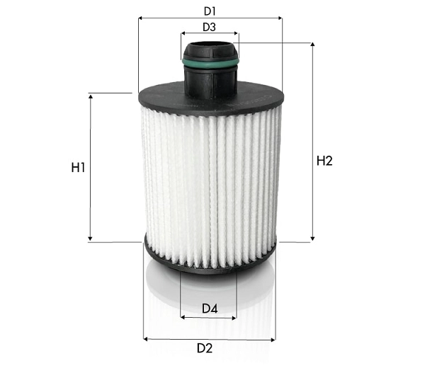 Filtre à huile TECNECO FILTERS OL02506/1E