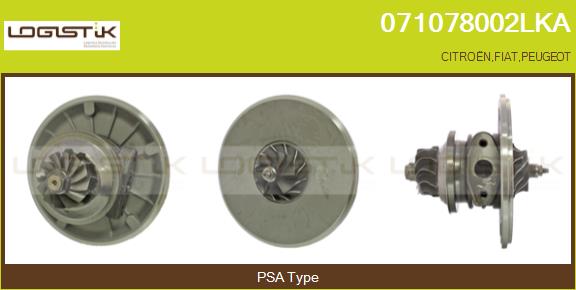 Groupe carter, turbocompresseur LGK 071078002LKA