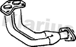 Tuyau d'échappement KLARIUS 110042