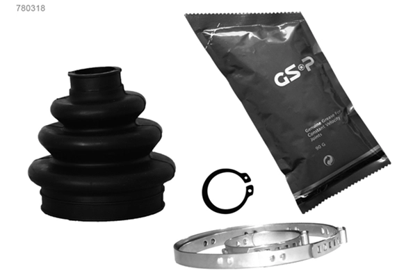 Jeu de joints-soufflets, arbre de commande GSP-BR 780318