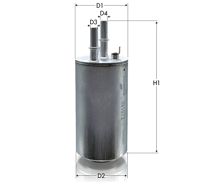 Filtre à carburant TECNECO FILTERS IN1072