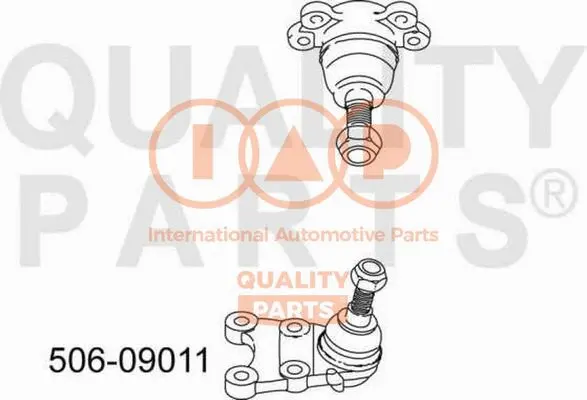 Rotule de suspension IAP QUALITY PARTS 506-09011