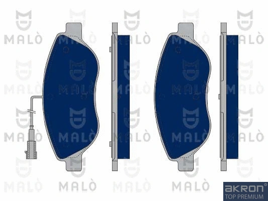 Kit de plaquettes de frein, frein à disque AKRON-MALÒ 1050100