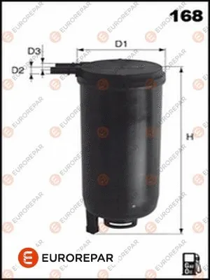 Filtre à carburant EUROREPAR 1643629280