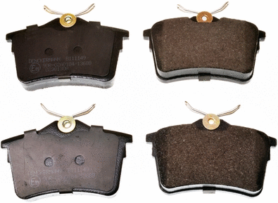 Kit de plaquettes de frein, frein à disque DENCKERMANN B111149