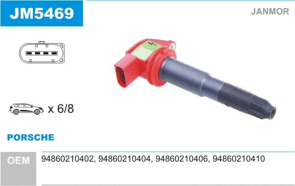 Bobine d'allumage JANMOR JM5469
