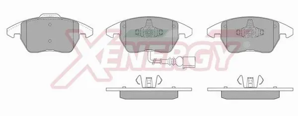 Kit de plaquettes de frein, frein à disque AP XENERGY X40888