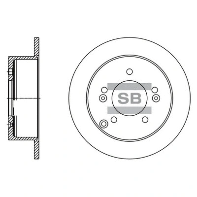 Disque de frein Hi-Q SD1128