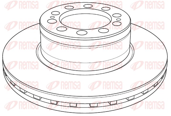 Disque de frein REMSA NCA1235.20