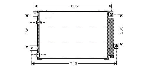 Condenseur, climatisation AVA QUALITY COOLING TOA5409D