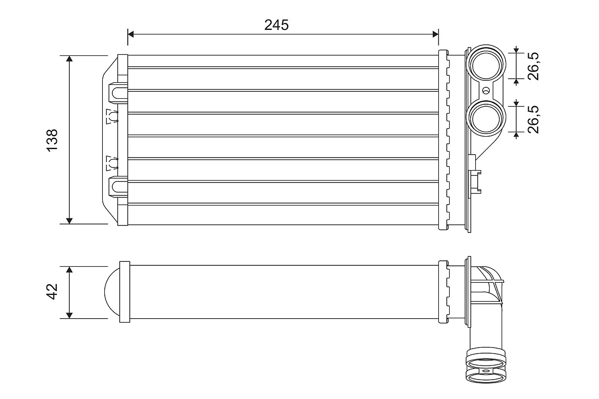 Système de chauffage VALEO 811503