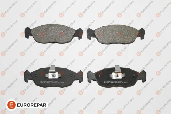 Kit de plaquettes de frein, frein à disque EUROREPAR 1617252480