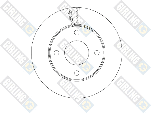 Disque de frein GIRLING 6064171