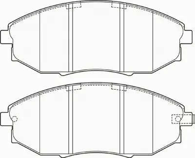 Kit de plaquettes de frein, frein à disque FIT FP1031